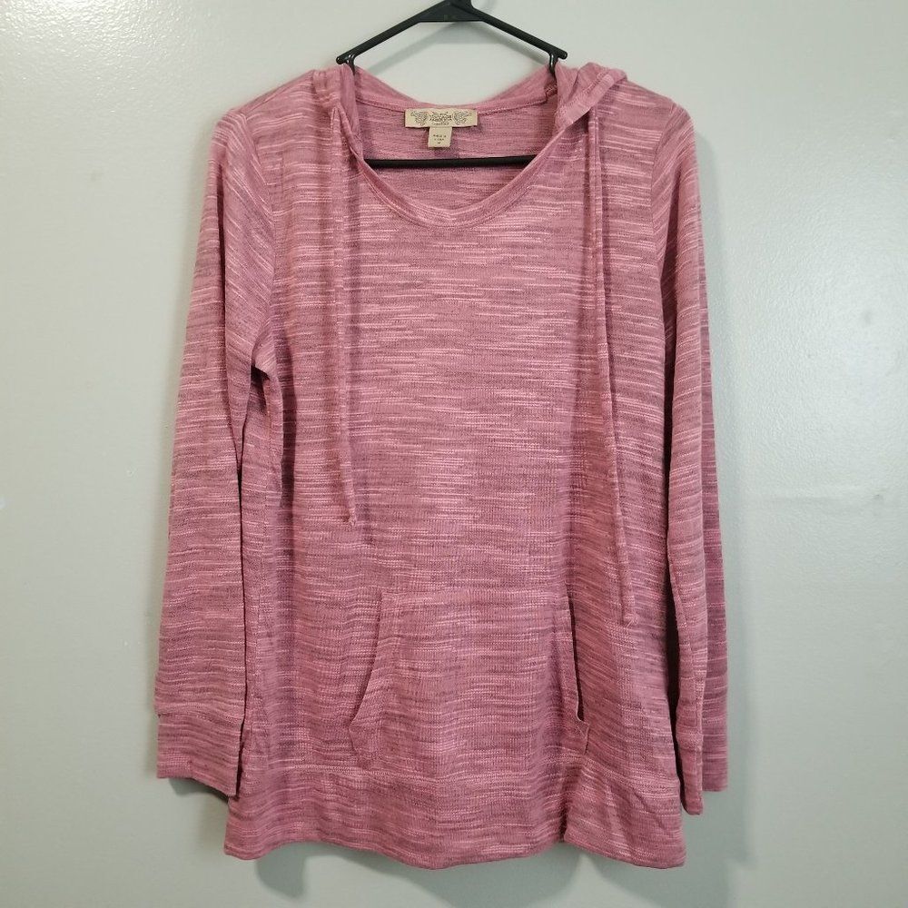 Vintage America Pink Hoodie Women's Missy Small